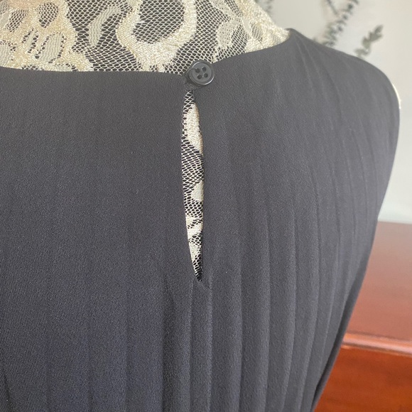 TAHARI NWT black pleated dress size XL - Picture 8 of 14